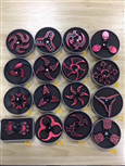 Con Quay Hand Spinner - Fidget Spinner kute 017 pink đỏ đen