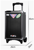 Loa Kéo Di Động KVG K51T-Chuyên dùng truyền thông, quảng cáo