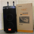 Loa Kéo Di Động NBZ W-8618 (Bass đôi 8x2, 2 Micro không dây)