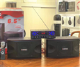 Dàn Karaoke Mini KIMISO QS-A6 (Bass đôi 6.5, Amply, 1 Micro dây)